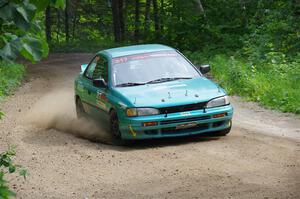 Kyle Turner / Kevin Turner Subaru Impreza on SS1, Steamboat I.