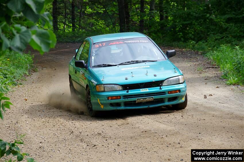 Kyle Turner / Kevin Turner Subaru Impreza on SS1, Steamboat I.