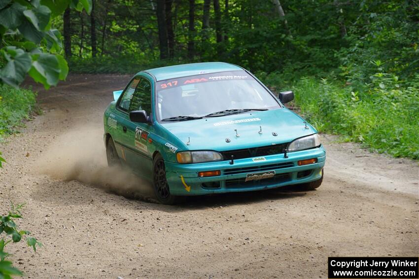 Kyle Turner / Kevin Turner Subaru Impreza on SS1, Steamboat I.