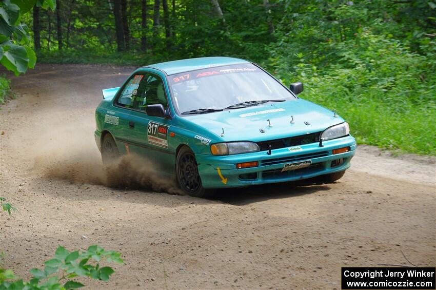 Kyle Turner / Kevin Turner Subaru Impreza on SS1, Steamboat I.