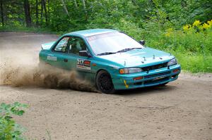 Kyle Turner / Kevin Turner Subaru Impreza on SS1, Steamboat I.