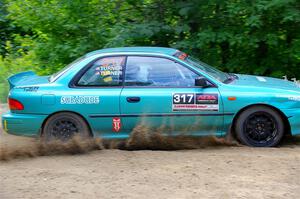 Kyle Turner / Kevin Turner Subaru Impreza on SS1, Steamboat I.