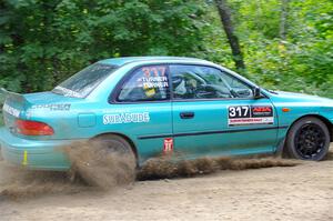 Kyle Turner / Kevin Turner Subaru Impreza on SS1, Steamboat I.