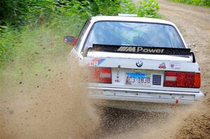 Calvin Cooper / Kelsey Stephens BMW 318is on SS1, Steamboat I.