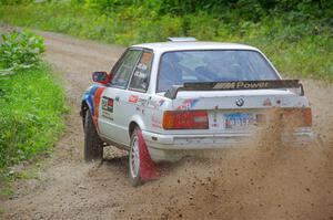 Calvin Cooper / Kelsey Stephens BMW 318is on SS1, Steamboat I.