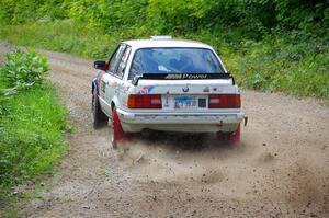 Calvin Cooper / Kelsey Stephens BMW 318is on SS1, Steamboat I.