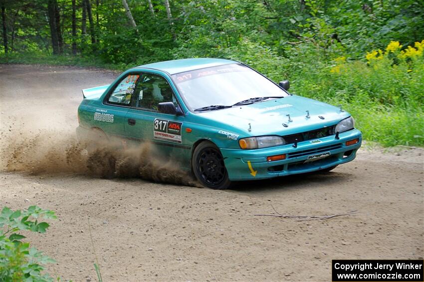 Kyle Turner / Kevin Turner Subaru Impreza on SS1, Steamboat I.