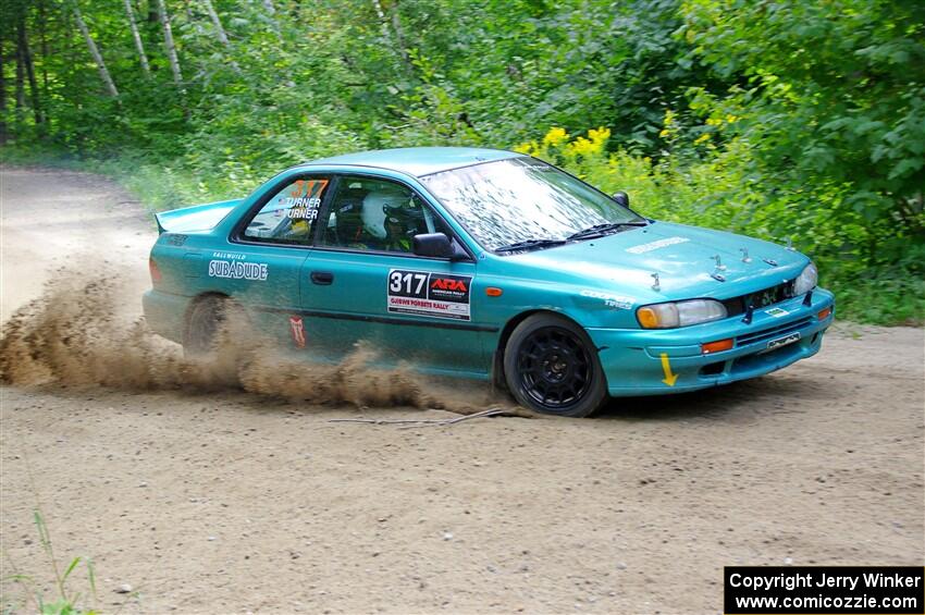 Kyle Turner / Kevin Turner Subaru Impreza on SS1, Steamboat I.