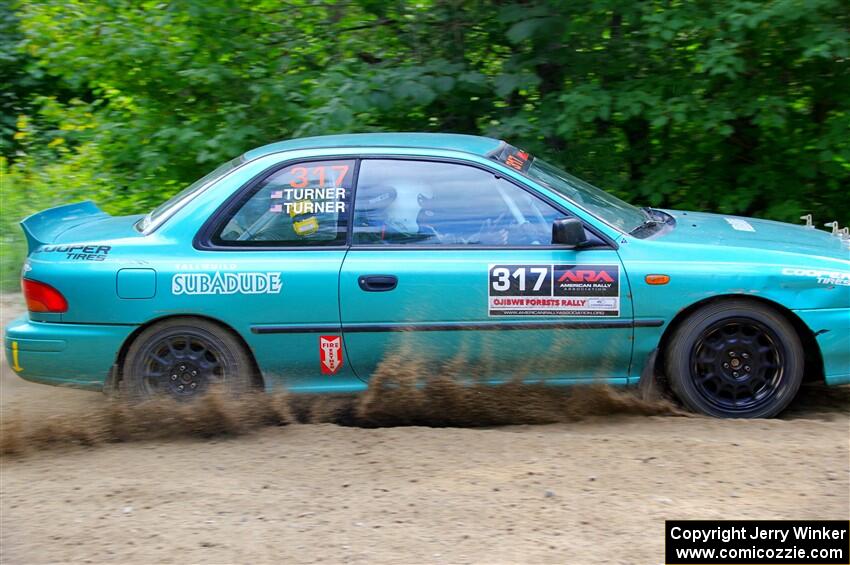 Kyle Turner / Kevin Turner Subaru Impreza on SS1, Steamboat I.