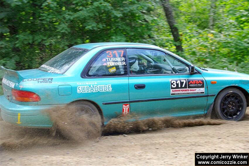 Kyle Turner / Kevin Turner Subaru Impreza on SS1, Steamboat I.