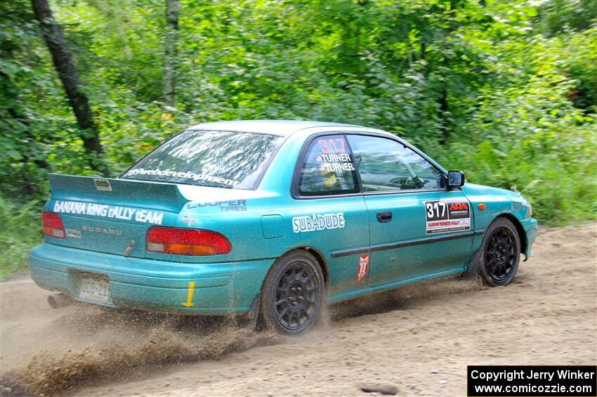 Kyle Turner / Kevin Turner Subaru Impreza on SS1, Steamboat I.