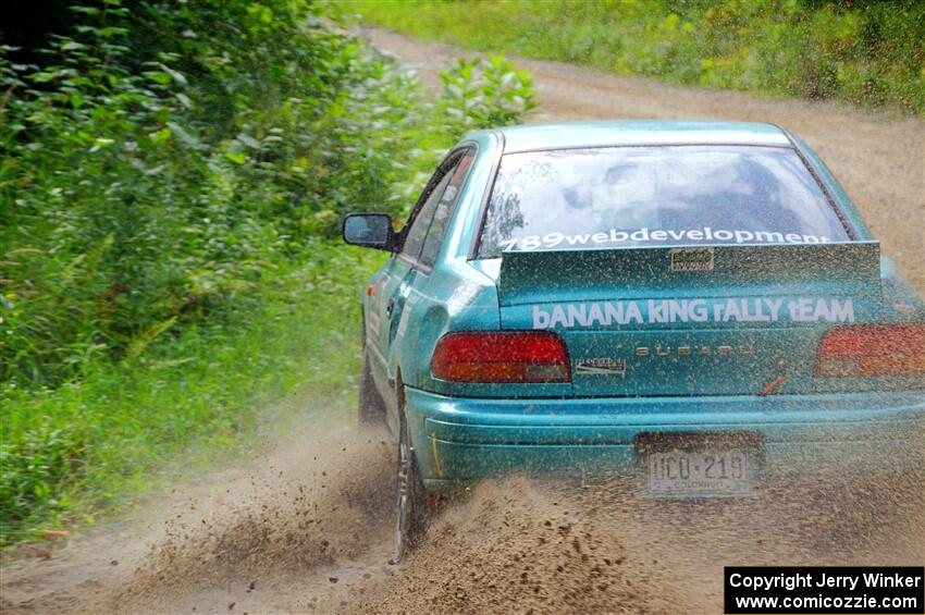 Kyle Turner / Kevin Turner Subaru Impreza on SS1, Steamboat I.