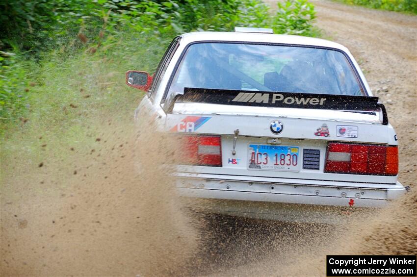 Calvin Cooper / Kelsey Stephens BMW 318is on SS1, Steamboat I.