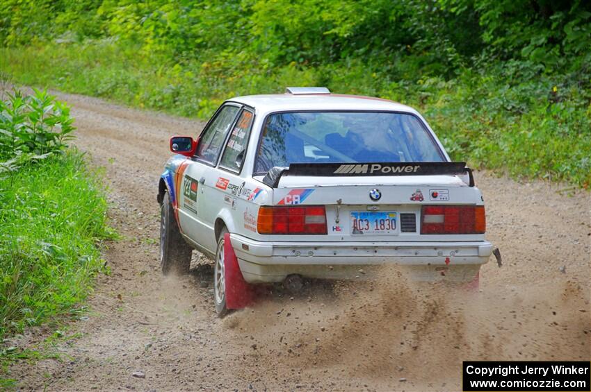 Calvin Cooper / Kelsey Stephens BMW 318is on SS1, Steamboat I.