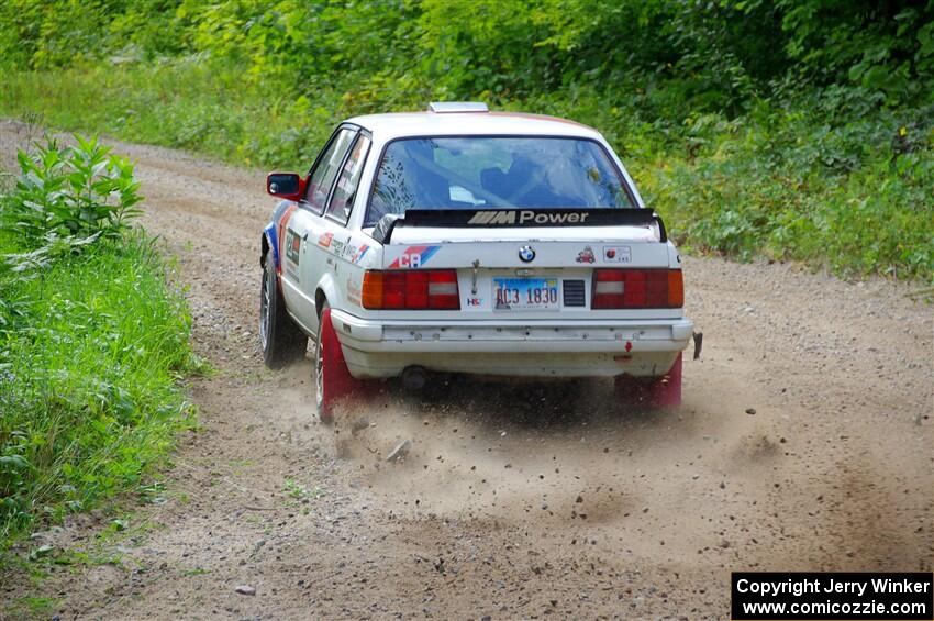 Calvin Cooper / Kelsey Stephens BMW 318is on SS1, Steamboat I.