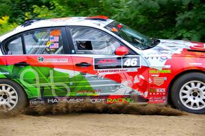 George Hammerbeck / Lewis May BMW 335xi on SS1, Steamboat I.