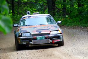 Bret Hunter / Kubo Kordisch Honda CRX on SS1, Steamboat I.