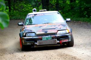 Bret Hunter / Kubo Kordisch Honda CRX on SS1, Steamboat I.