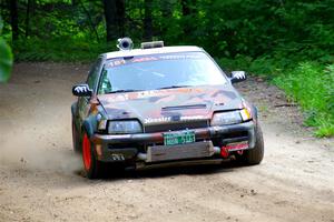 Bret Hunter / Kubo Kordisch Honda CRX on SS1, Steamboat I.