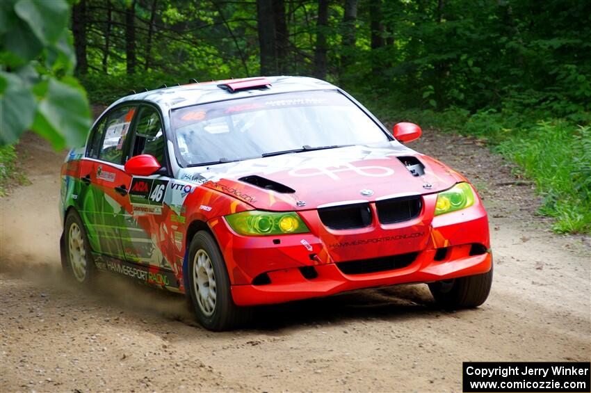 George Hammerbeck / Lewis May BMW 335xi on SS1, Steamboat I.