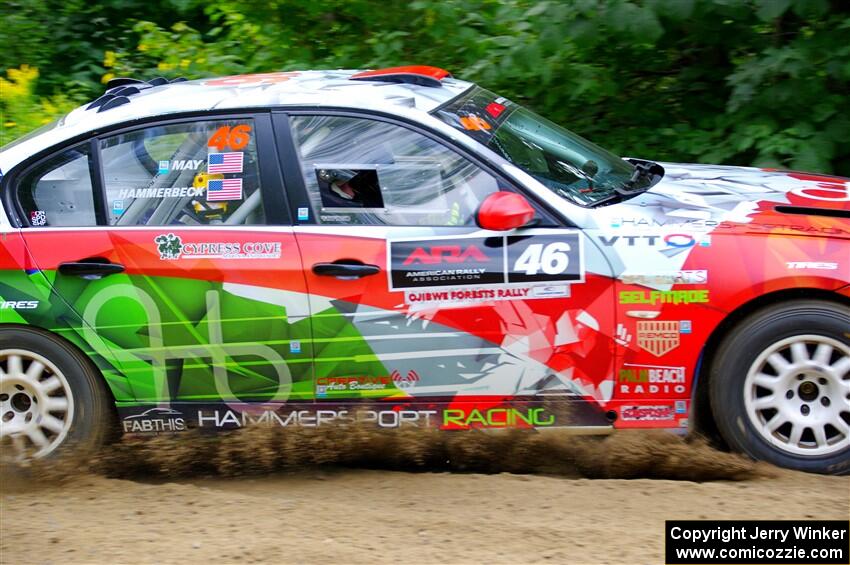 George Hammerbeck / Lewis May BMW 335xi on SS1, Steamboat I.