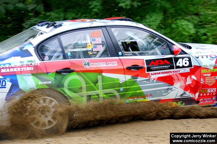 George Hammerbeck / Lewis May BMW 335xi on SS1, Steamboat I.