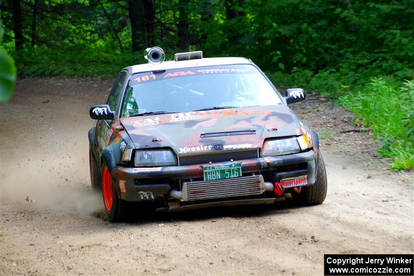 Bret Hunter / Kubo Kordisch Honda CRX on SS1, Steamboat I.