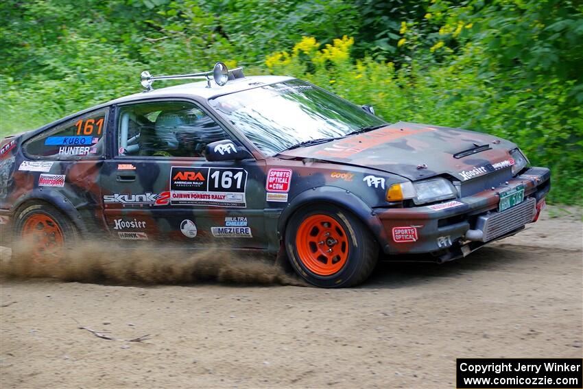 Bret Hunter / Kubo Kordisch Honda CRX on SS1, Steamboat I.