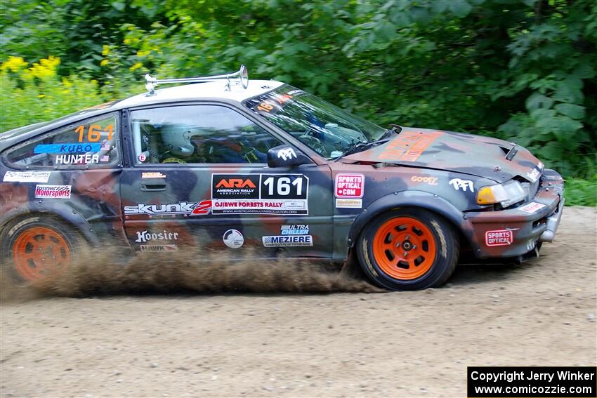 Bret Hunter / Kubo Kordisch Honda CRX on SS1, Steamboat I.