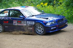 Ryan George / Heather Stieber-George BMW M3 on SS11, Height O' Land II. on SS1, Steamboat I.