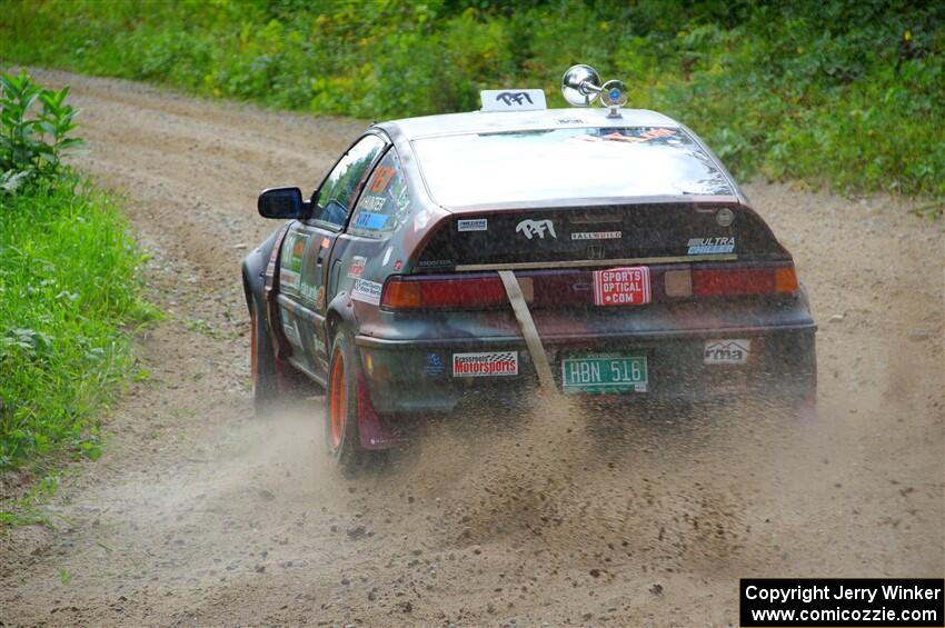 Bret Hunter / Kubo Kordisch Honda CRX on SS1, Steamboat I.