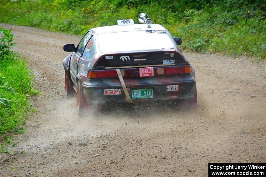 Bret Hunter / Kubo Kordisch Honda CRX on SS1, Steamboat I.