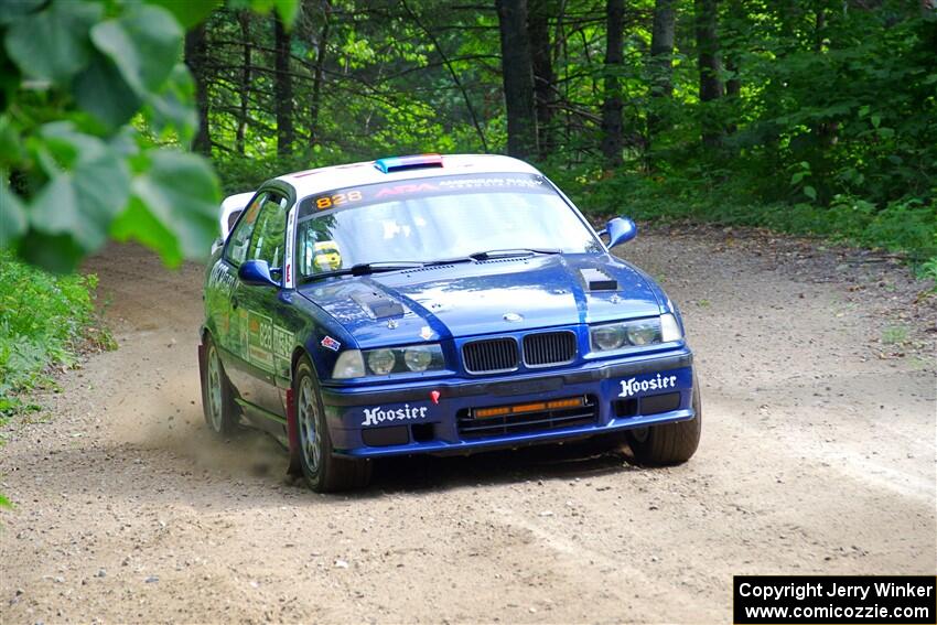 Ryan George / Heather Stieber-George BMW M3 on SS11, Height O' Land II. on SS1, Steamboat I.