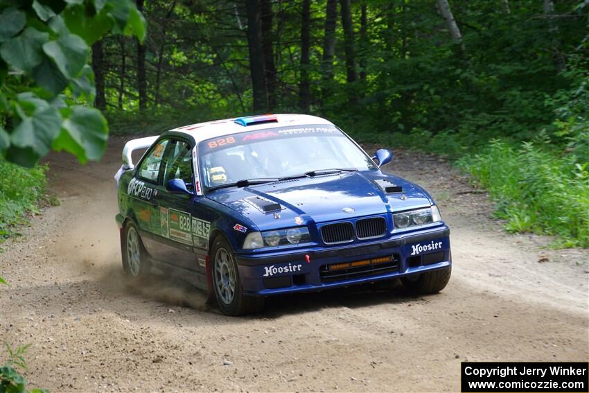 Ryan George / Heather Stieber-George BMW M3 on SS11, Height O' Land II. on SS1, Steamboat I.