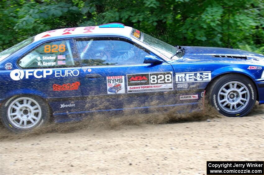 Ryan George / Heather Stieber-George BMW M3 on SS11, Height O' Land II. on SS1, Steamboat I.