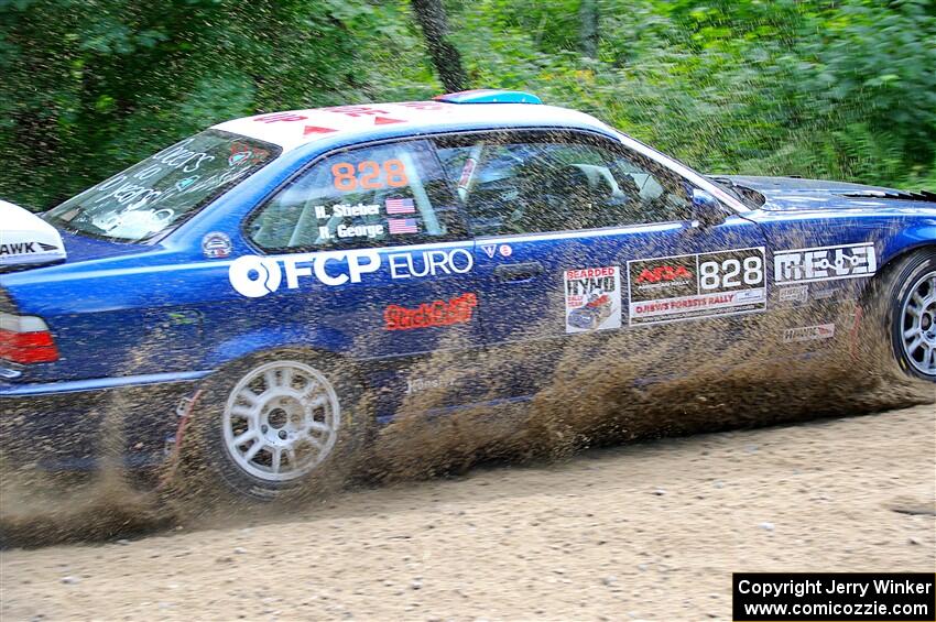 Ryan George / Heather Stieber-George BMW M3 on SS11, Height O' Land II. on SS1, Steamboat I.