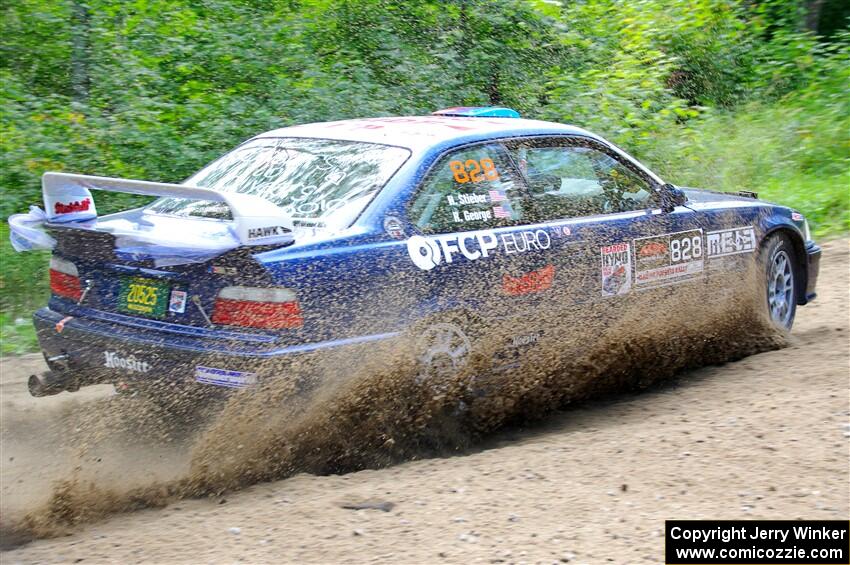 Ryan George / Heather Stieber-George BMW M3 on SS11, Height O' Land II. on SS1, Steamboat I.