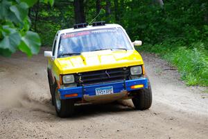 Scott Parrott / Ian Holmes Chevy S-10 on SS1, Steamboat I.