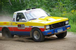 Scott Parrott / Ian Holmes Chevy S-10 on SS1, Steamboat I.