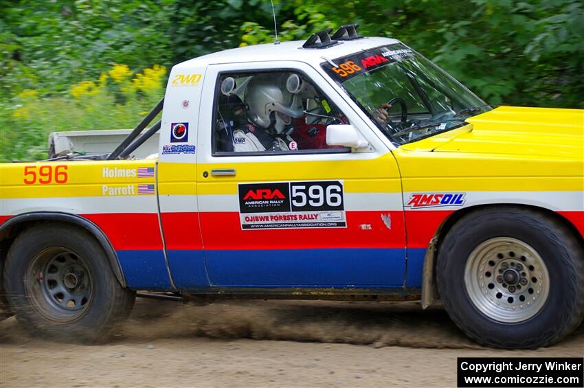 Scott Parrott / Ian Holmes Chevy S-10 on SS1, Steamboat I.