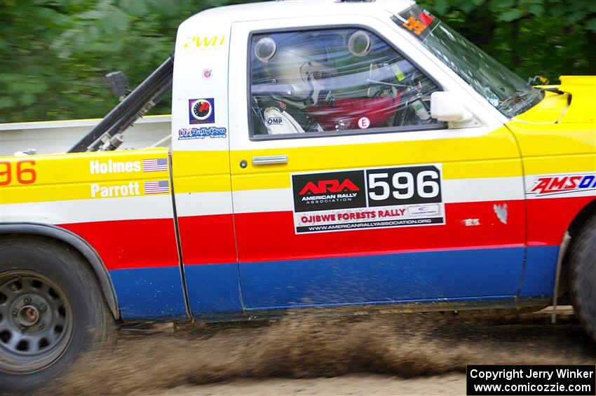 Scott Parrott / Ian Holmes Chevy S-10 on SS1, Steamboat I.