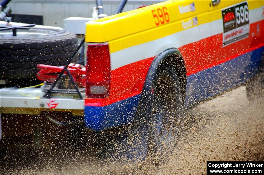 Scott Parrott / Ian Holmes Chevy S-10 on SS1, Steamboat I.