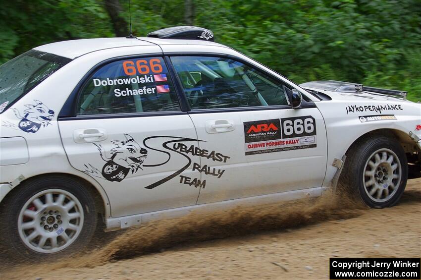 Pete Schaefer / Kevin Dobrowolski Subaru Impreza 2.5i on SS1, Steamboat I.