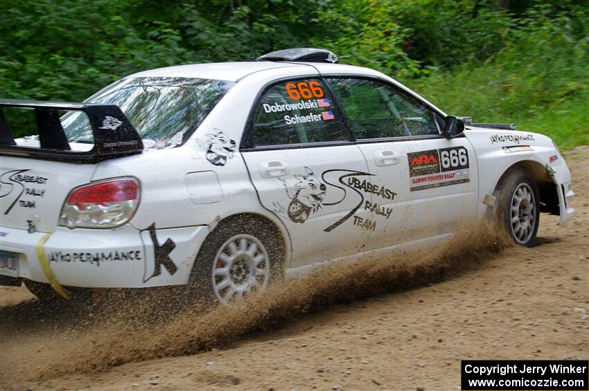 Pete Schaefer / Kevin Dobrowolski Subaru Impreza 2.5i on SS1, Steamboat I.