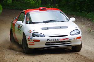 Josh Smith / Drake Hughes Mazda MX-3 on SS1, Steamboat I.