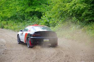 Josh Smith / Drake Hughes Mazda MX-3 on SS1, Steamboat I.