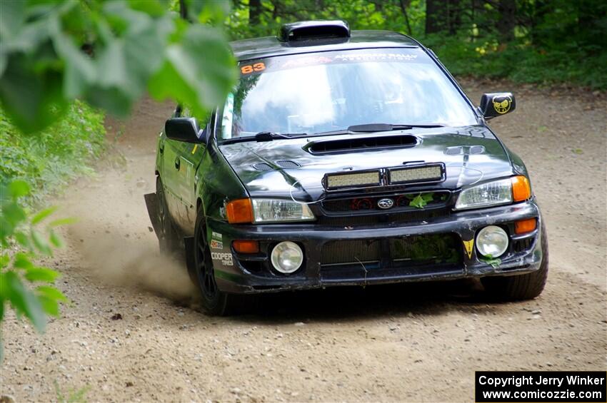 Jacob Kohler / Zach Houliston Subaru Impreza on SS1, Steamboat I.