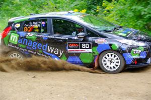 Ryan Sanders / Oliver Smith Ford Fiesta ST on SS1, Steamboat I.