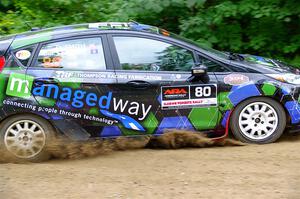 Ryan Sanders / Oliver Smith Ford Fiesta ST on SS1, Steamboat I.