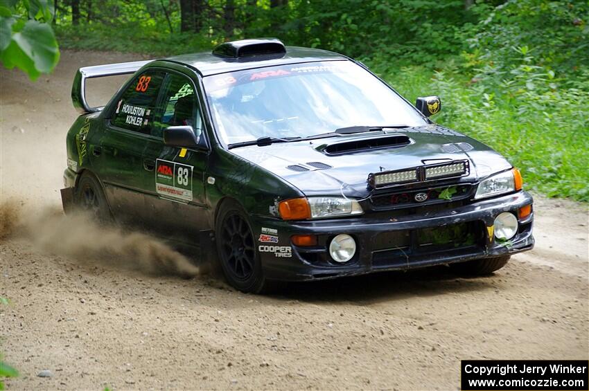 Jacob Kohler / Zach Houliston Subaru Impreza on SS1, Steamboat I.